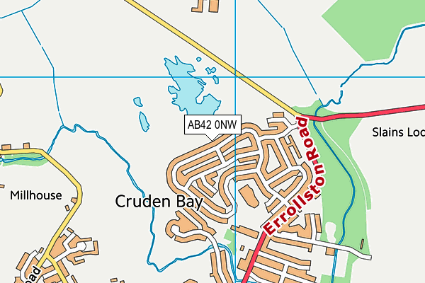 AB42 0NW map - OS VectorMap District (Ordnance Survey) AB42 0NW map - OS VectorMap District (Ordnance Survey)