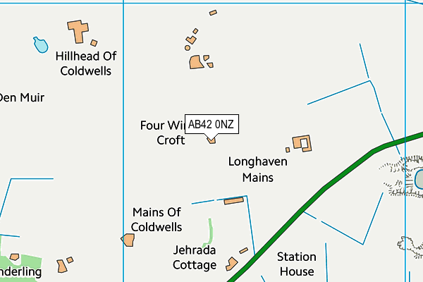 AB42 0NZ map - OS VectorMap District (Ordnance Survey) AB42 0NZ map - OS VectorMap District (Ordnance Survey)