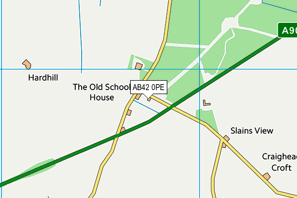 AB42 0PE map - OS VectorMap District (Ordnance Survey) AB42 0PE map - OS VectorMap District (Ordnance Survey)