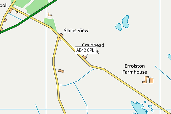 AB42 0PL map - OS VectorMap District (Ordnance Survey) AB42 0PL map - OS VectorMap District (Ordnance Survey)