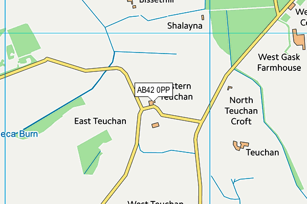 AB42 0PP map - OS VectorMap District (Ordnance Survey) AB42 0PP map - OS VectorMap District (Ordnance Survey)