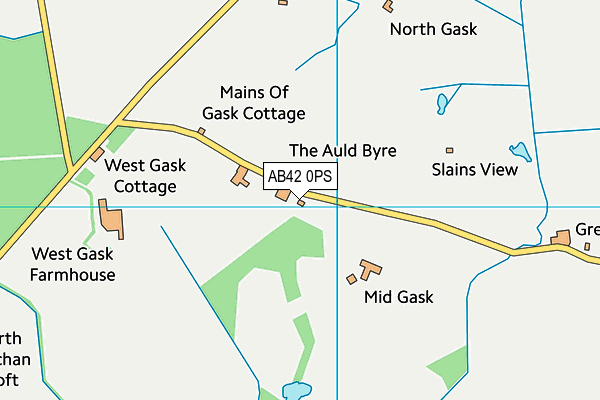 AB42 0PS map - OS VectorMap District (Ordnance Survey) AB42 0PS map - OS VectorMap District (Ordnance Survey)