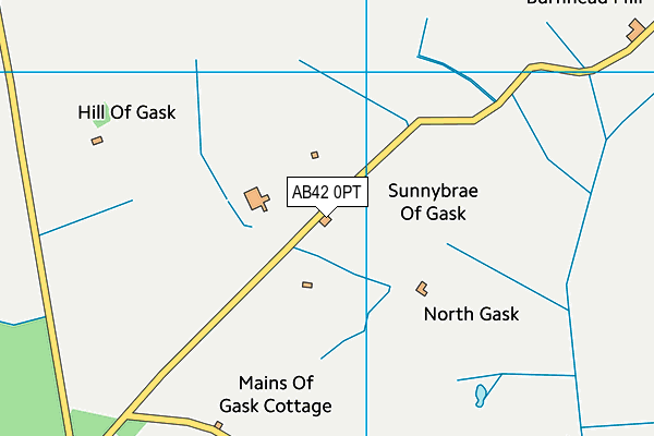 AB42 0PT map - OS VectorMap District (Ordnance Survey) AB42 0PT map - OS VectorMap District (Ordnance Survey)