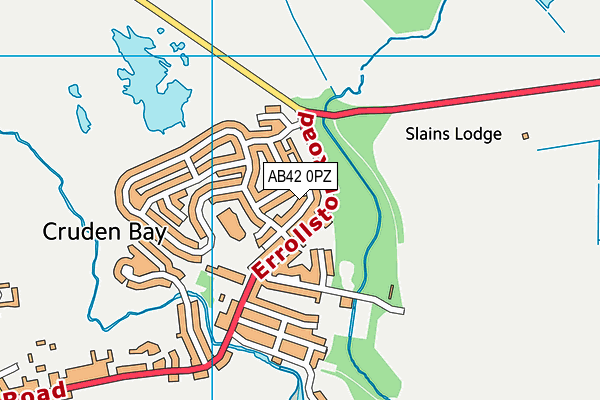 AB42 0PZ map - OS VectorMap District (Ordnance Survey) AB42 0PZ map - OS VectorMap District (Ordnance Survey)