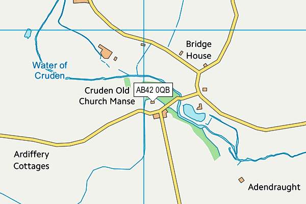 AB42 0QB map - OS VectorMap District (Ordnance Survey) AB42 0QB map - OS VectorMap District (Ordnance Survey)