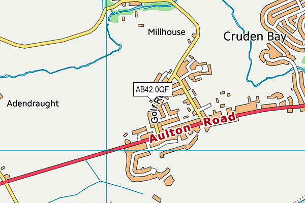 AB42 0QF map - OS VectorMap District (Ordnance Survey) AB42 0QF map - OS VectorMap District (Ordnance Survey)