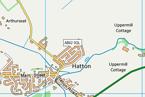 AB42 0QL map - OS VectorMap District (Ordnance Survey) AB42 0QL map - OS VectorMap District (Ordnance Survey)