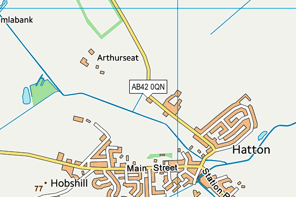AB42 0QN map - OS VectorMap District (Ordnance Survey) AB42 0QN map - OS VectorMap District (Ordnance Survey)