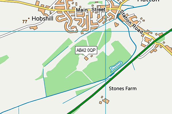 AB42 0QP map - OS VectorMap District (Ordnance Survey) AB42 0QP map - OS VectorMap District (Ordnance Survey)