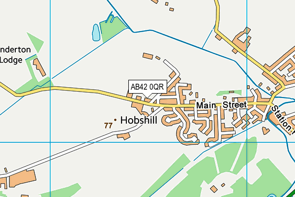 AB42 0QR map - OS VectorMap District (Ordnance Survey) AB42 0QR map - OS VectorMap District (Ordnance Survey)