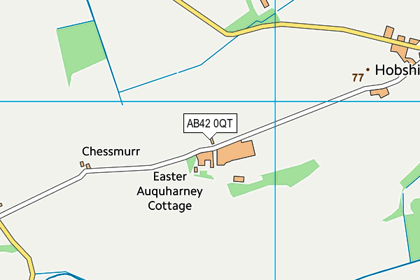 AB42 0QT map - OS VectorMap District (Ordnance Survey) AB42 0QT map - OS VectorMap District (Ordnance Survey)