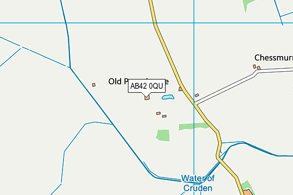 AB42 0QU map - OS VectorMap District (Ordnance Survey) AB42 0QU map - OS VectorMap District (Ordnance Survey)