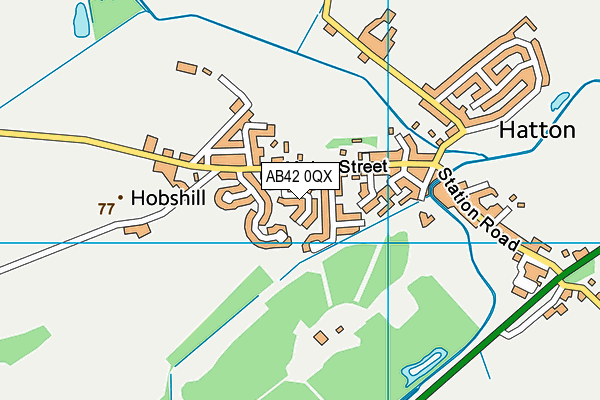 AB42 0QX map - OS VectorMap District (Ordnance Survey) AB42 0QX map - OS VectorMap District (Ordnance Survey)