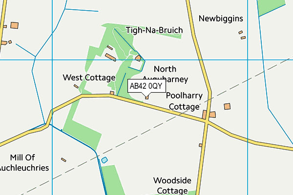 AB42 0QY map - OS VectorMap District (Ordnance Survey) AB42 0QY map - OS VectorMap District (Ordnance Survey)