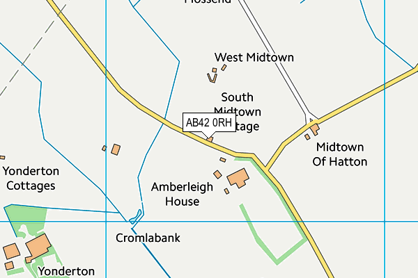AB42 0RH map - OS VectorMap District (Ordnance Survey) AB42 0RH map - OS VectorMap District (Ordnance Survey)
