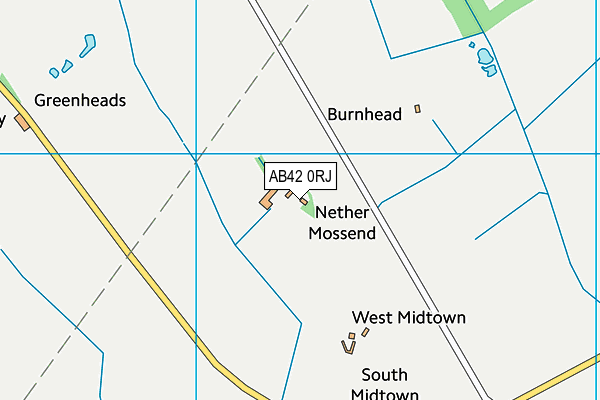 AB42 0RJ map - OS VectorMap District (Ordnance Survey) AB42 0RJ map - OS VectorMap District (Ordnance Survey)