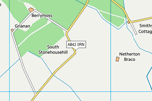AB42 0RN map - OS VectorMap District (Ordnance Survey) AB42 0RN map - OS VectorMap District (Ordnance Survey)