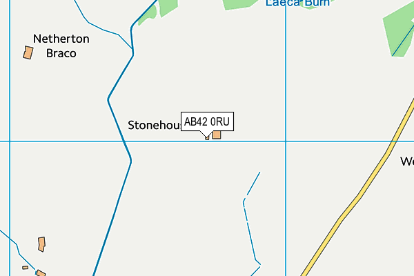 AB42 0RU map - OS VectorMap District (Ordnance Survey) AB42 0RU map - OS VectorMap District (Ordnance Survey)