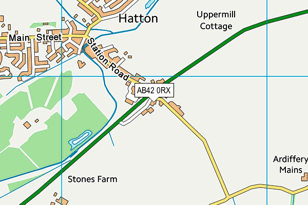 AB42 0RX map - OS VectorMap District (Ordnance Survey) AB42 0RX map - OS VectorMap District (Ordnance Survey)
