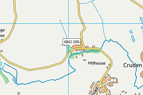 AB42 0SN map - OS VectorMap District (Ordnance Survey) AB42 0SN map - OS VectorMap District (Ordnance Survey)