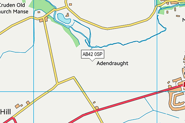 AB42 0SP map - OS VectorMap District (Ordnance Survey) AB42 0SP map - OS VectorMap District (Ordnance Survey)