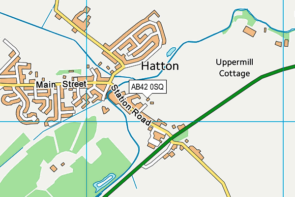 AB42 0SQ map - OS VectorMap District (Ordnance Survey) AB42 0SQ map - OS VectorMap District (Ordnance Survey)