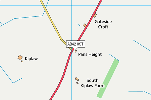 AB42 0ST map - OS VectorMap District (Ordnance Survey) AB42 0ST map - OS VectorMap District (Ordnance Survey)