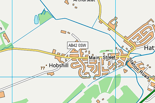 AB42 0SW map - OS VectorMap District (Ordnance Survey) AB42 0SW map - OS VectorMap District (Ordnance Survey)