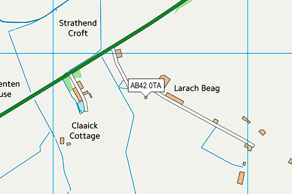 AB42 0TA map - OS VectorMap District (Ordnance Survey) AB42 0TA map - OS VectorMap District (Ordnance Survey)