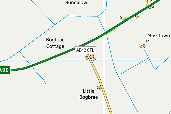 AB42 0TL map - OS VectorMap District (Ordnance Survey) AB42 0TL map - OS VectorMap District (Ordnance Survey)