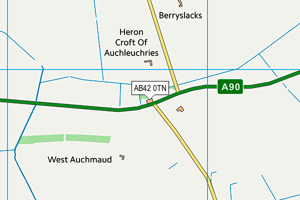 AB42 0TN map - OS VectorMap District (Ordnance Survey)