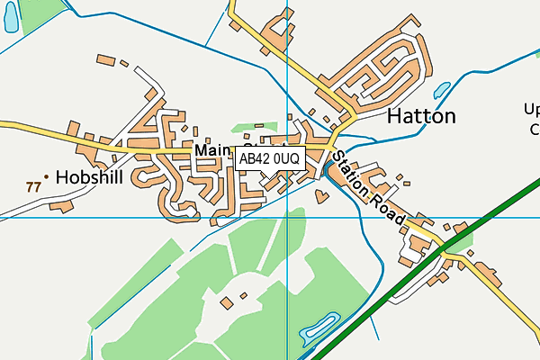 AB42 0UQ map - OS VectorMap District (Ordnance Survey) AB42 0UQ map - OS VectorMap District (Ordnance Survey)