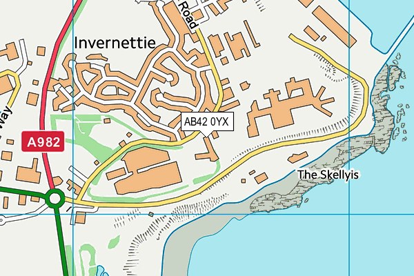 AB42 0YX map - OS VectorMap District (Ordnance Survey) AB42 0YX map - OS VectorMap District (Ordnance Survey)