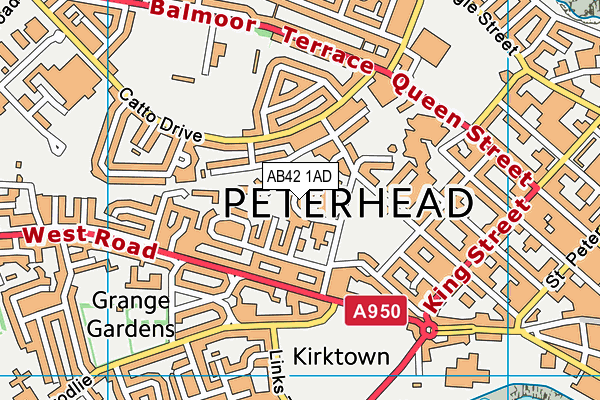 AB42 1AD map - OS VectorMap District (Ordnance Survey) AB42 1AD map - OS VectorMap District (Ordnance Survey)