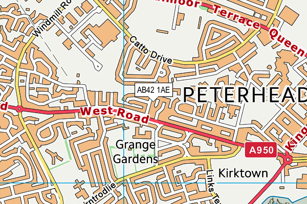 AB42 1AE map - OS VectorMap District (Ordnance Survey) AB42 1AE map - OS VectorMap District (Ordnance Survey)