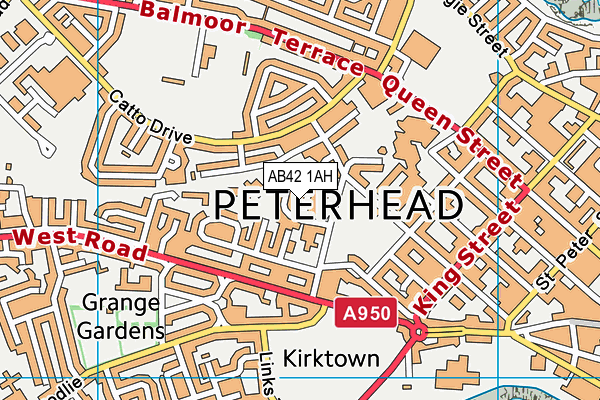 AB42 1AH map - OS VectorMap District (Ordnance Survey) AB42 1AH map - OS VectorMap District (Ordnance Survey)