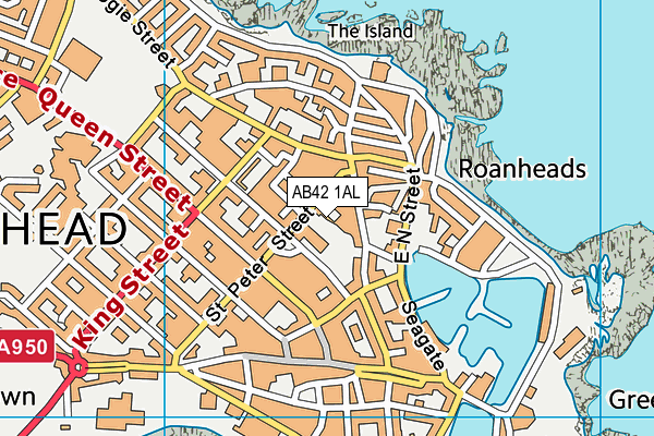 AB42 1AL map - OS VectorMap District (Ordnance Survey) AB42 1AL map - OS VectorMap District (Ordnance Survey)