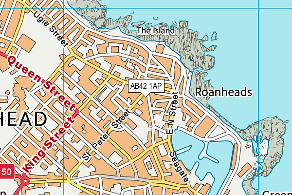 AB42 1AP map - OS VectorMap District (Ordnance Survey) AB42 1AP map - OS VectorMap District (Ordnance Survey)