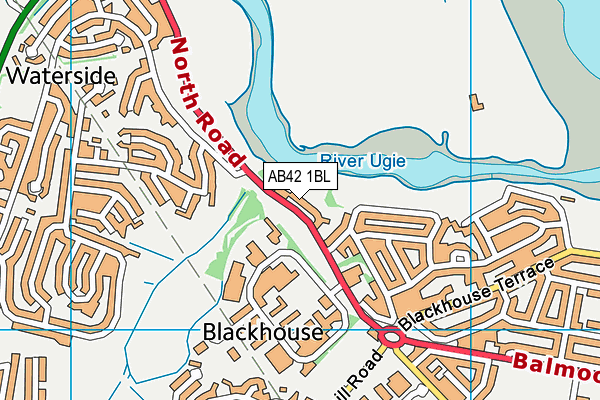 AB42 1BL map - OS VectorMap District (Ordnance Survey) AB42 1BL map - OS VectorMap District (Ordnance Survey)