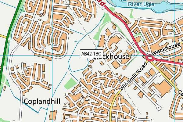 AB42 1BQ map - OS VectorMap District (Ordnance Survey) AB42 1BQ map - OS VectorMap District (Ordnance Survey)