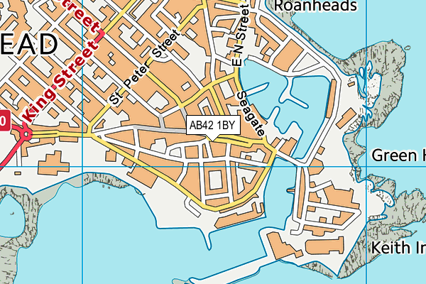 AB42 1BY map - OS VectorMap District (Ordnance Survey) AB42 1BY map - OS VectorMap District (Ordnance Survey)