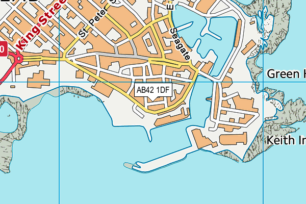 AB42 1DF map - OS VectorMap District (Ordnance Survey) AB42 1DF map - OS VectorMap District (Ordnance Survey)