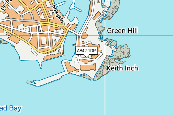 AB42 1DP map - OS VectorMap District (Ordnance Survey) AB42 1DP map - OS VectorMap District (Ordnance Survey)