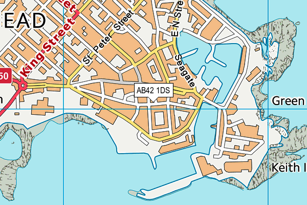 AB42 1DS map - OS VectorMap District (Ordnance Survey) AB42 1DS map - OS VectorMap District (Ordnance Survey)