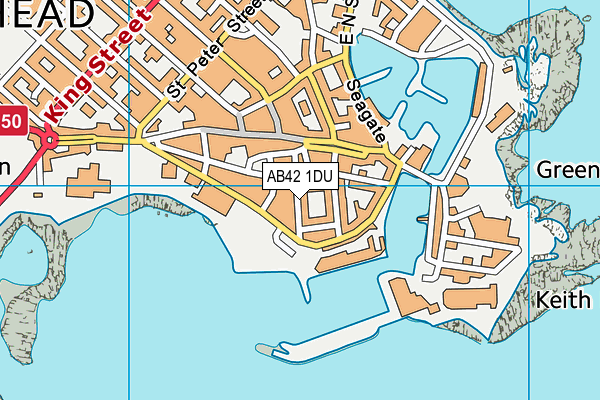 AB42 1DU map - OS VectorMap District (Ordnance Survey) AB42 1DU map - OS VectorMap District (Ordnance Survey)
