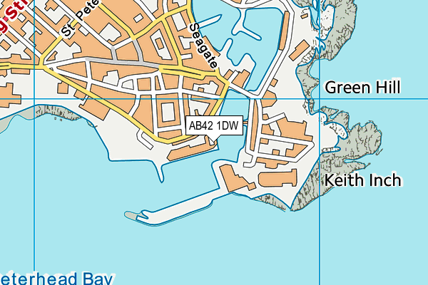 AB42 1DW map - OS VectorMap District (Ordnance Survey) AB42 1DW map - OS VectorMap District (Ordnance Survey)