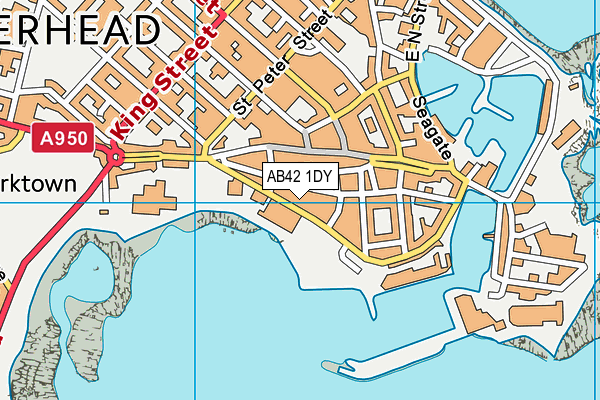 AB42 1DY map - OS VectorMap District (Ordnance Survey) AB42 1DY map - OS VectorMap District (Ordnance Survey)