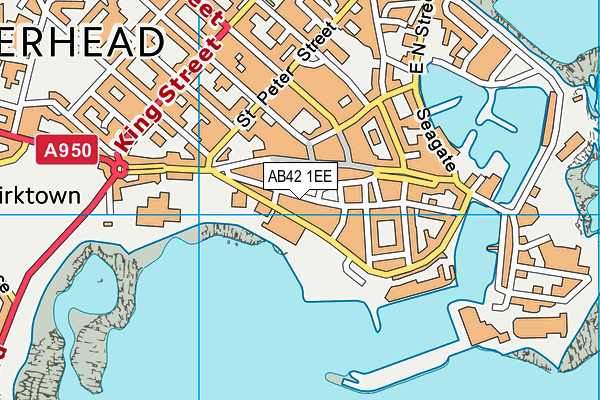 AB42 1EE map - OS VectorMap District (Ordnance Survey) AB42 1EE map - OS VectorMap District (Ordnance Survey)