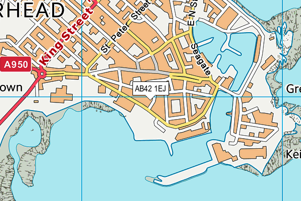 AB42 1EJ map - OS VectorMap District (Ordnance Survey) AB42 1EJ map - OS VectorMap District (Ordnance Survey)