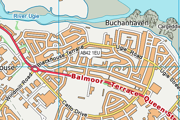 AB42 1EU map - OS VectorMap District (Ordnance Survey) AB42 1EU map - OS VectorMap District (Ordnance Survey)